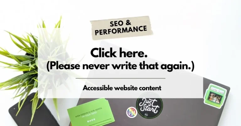 Accessible website content: small changes that make a big difference